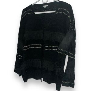 Sioni fringe cardigan sweater